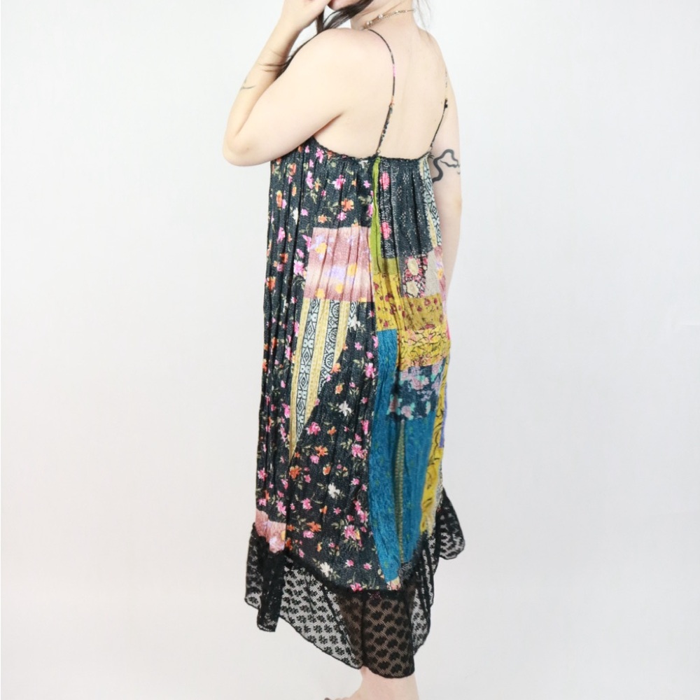 Kimchi Blue Patchwork Flowy Dress - image 3
